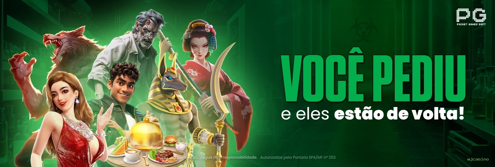 Configurações úteis dentro do app wjcasino